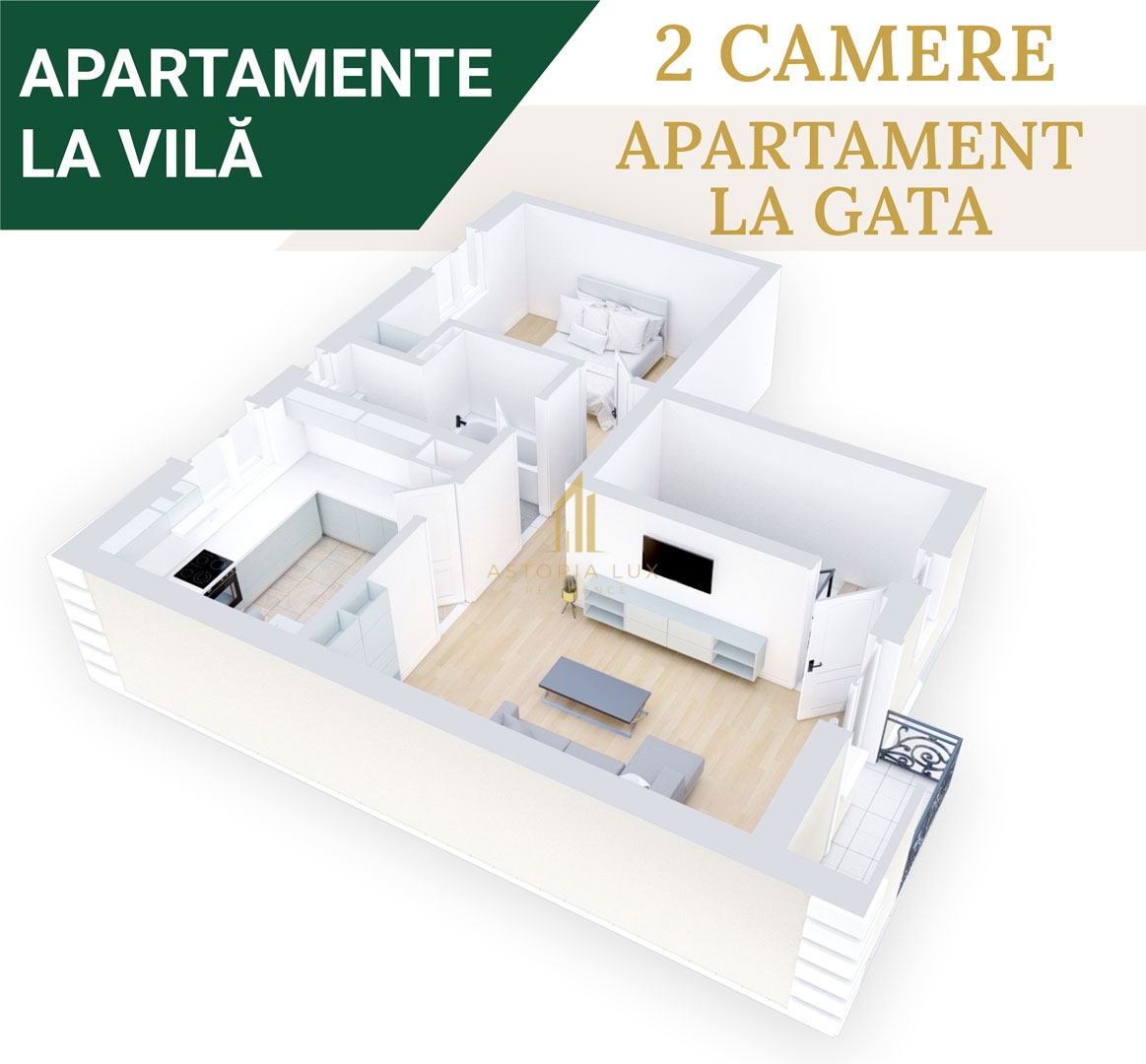 Apartament 2 camere 2E